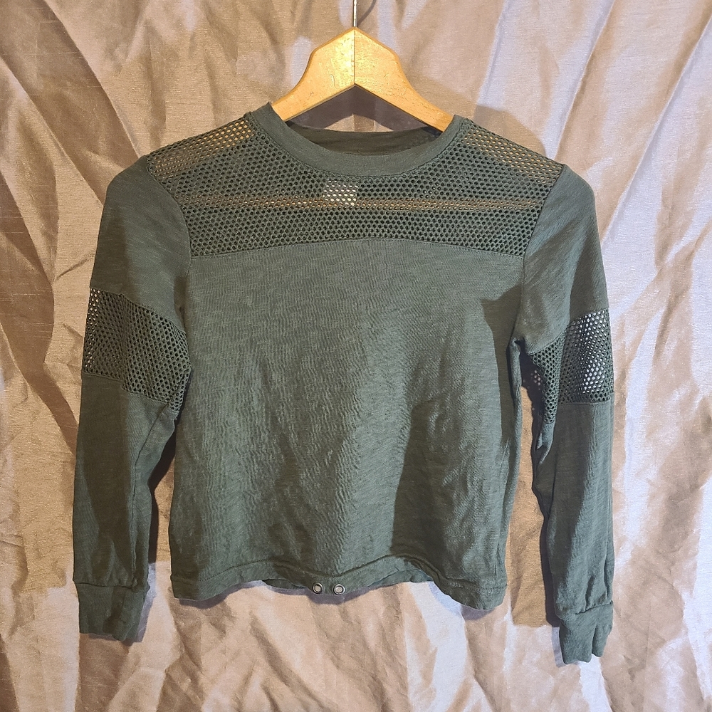 XS Long Sleeve Crop Top